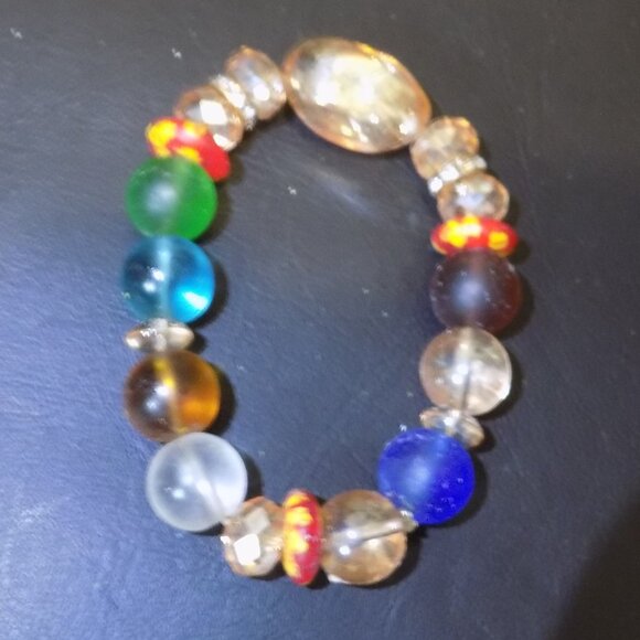 Hand Made West African Glass Beads - Picture 10 of 11